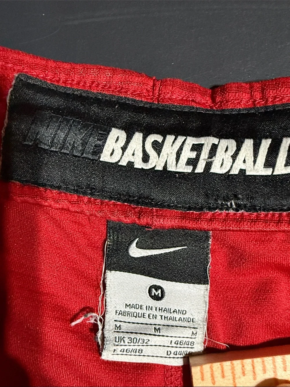 Nike Red and Black Athletic Basketball Shorts